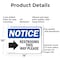 Signmission Restrooms This Way Please (Right Arrow), 14 in W x Rectangle, Aluminum OS-2PACK-NS-A-1014-L-18099 - alternate 7